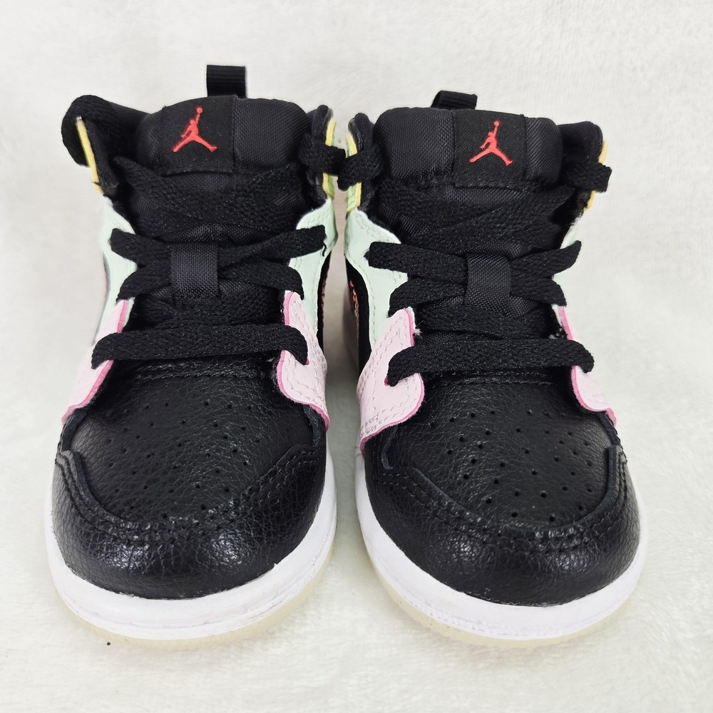 Nike Air Jordan 1‎ Mid TD Shoes Kids 5C AV5172-076 Toddler Basketball Sneakers - Picture 8 of 12